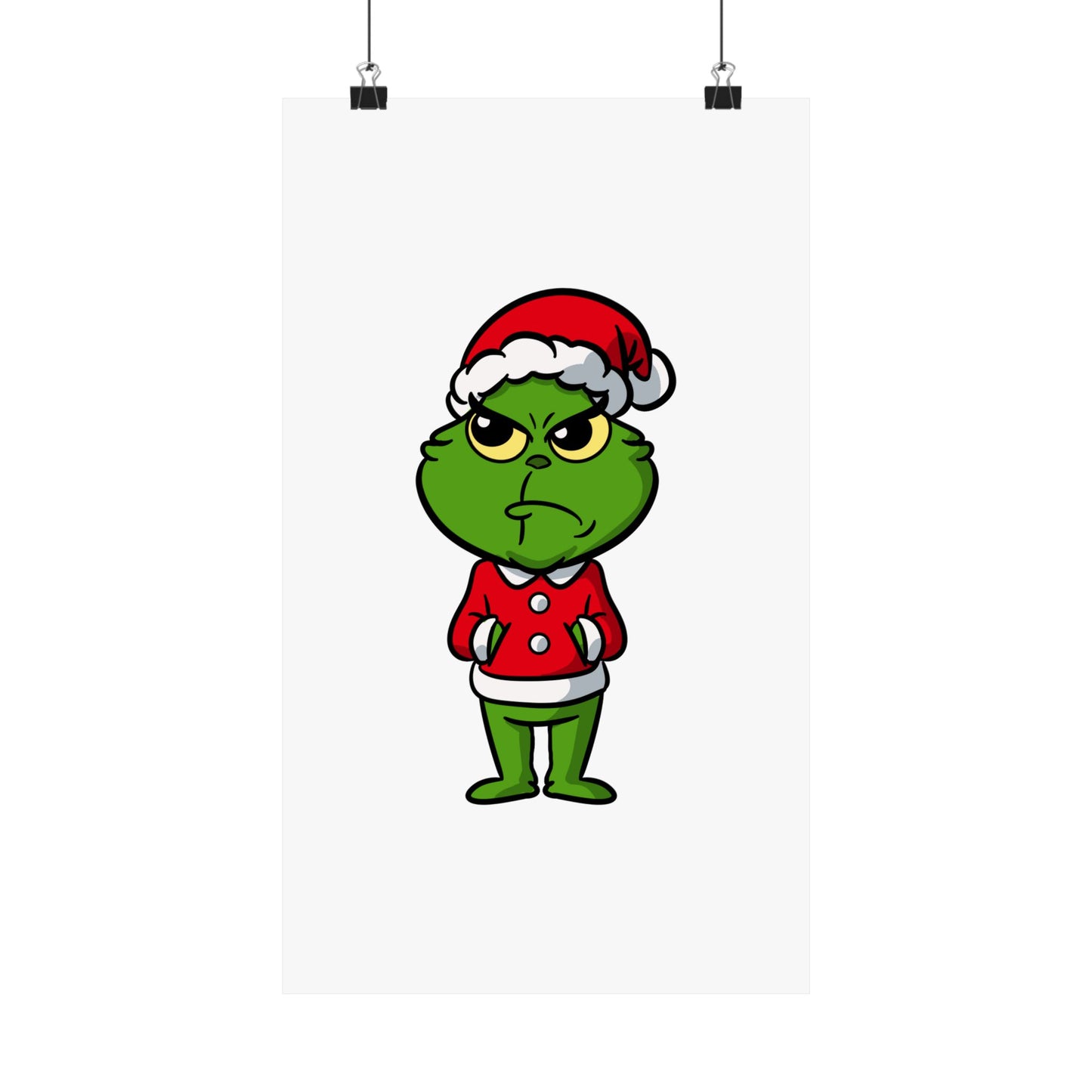 Grumpy X-mas - Matte Vertical Posters - epicdsgn