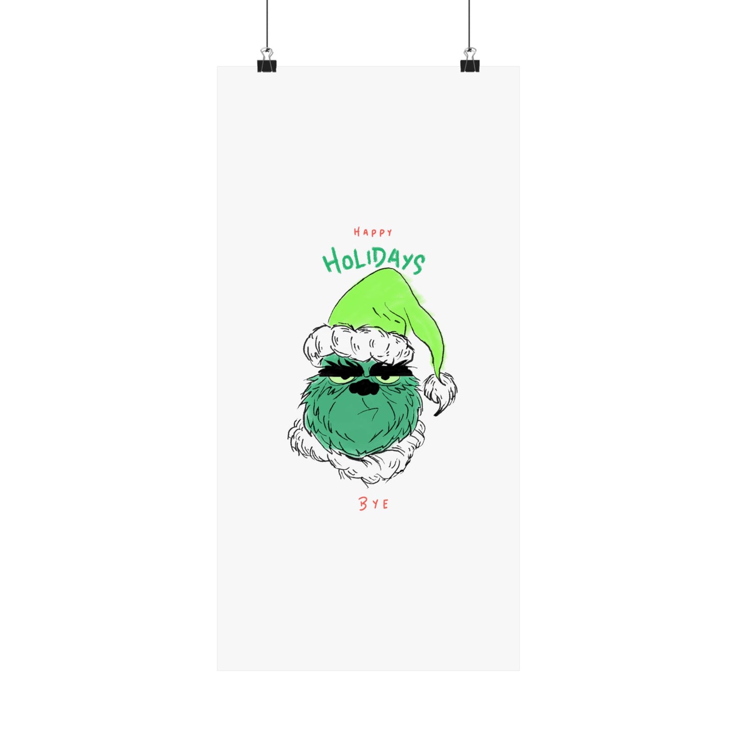 Grumpy Holiday - Matte Vertical Posters - epicdsgn