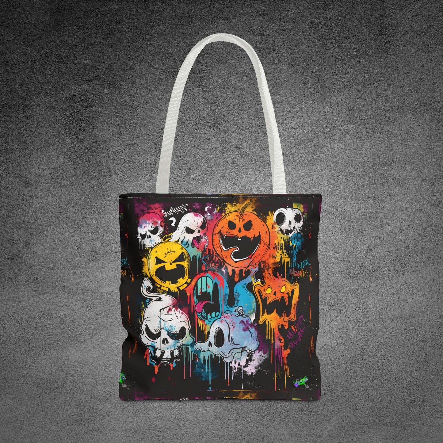 Tote Bag (AOP) - Laughing Pumpkin - Halloween 2024 - Epicdsgn