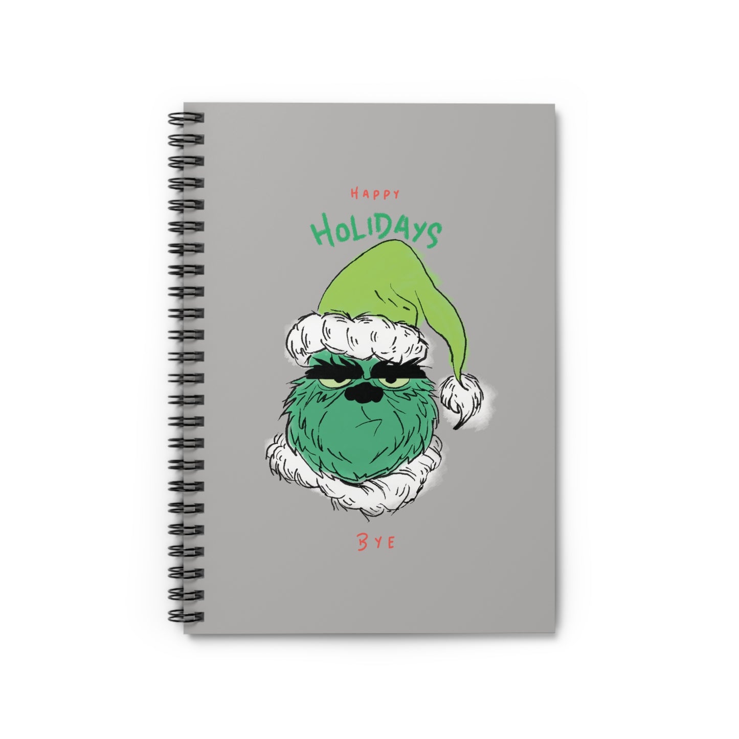 Grumpy Spiral Notebook - Ruled Line - epicdsgn