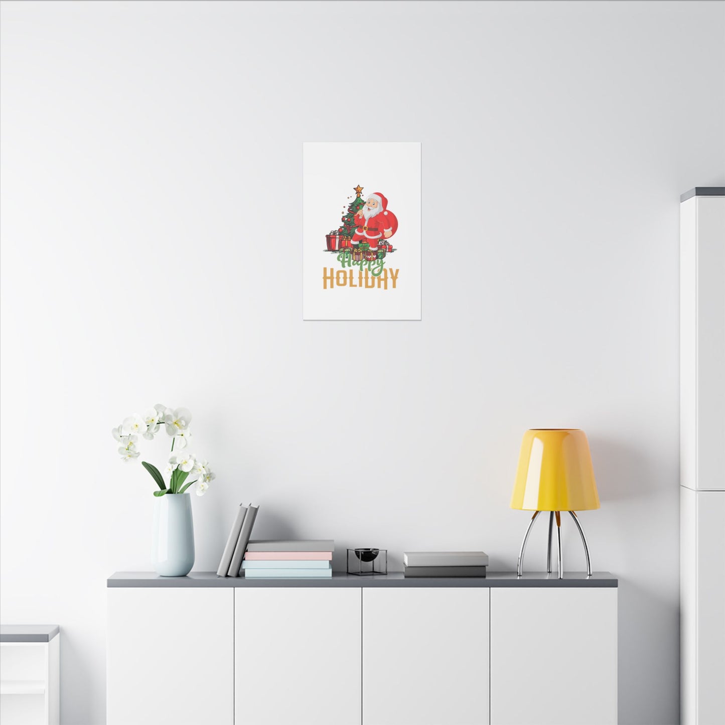 Happy Holiday - Matte Canvas, Stretched, 0.75" - epicdsgn