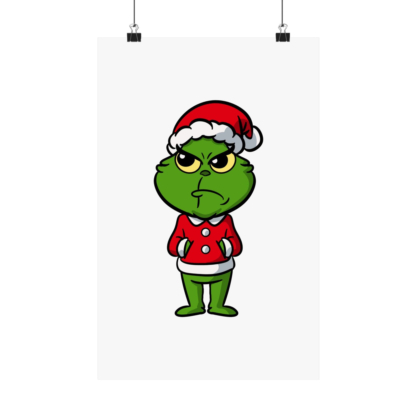 Grumpy X-mas - Matte Vertical Posters - epicdsgn